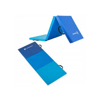 Žíněnka skládací třídílná 180x60x5,5 cm SPRINGOS ULTRA modrá