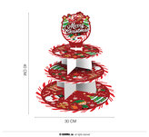 3-patrový vánoční tác 40x30 cm