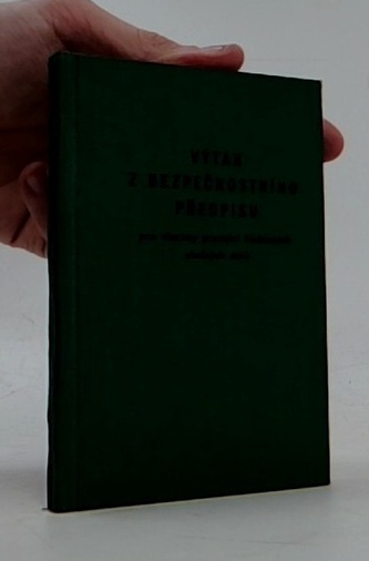 Výtah z bezpečnostního předpisu