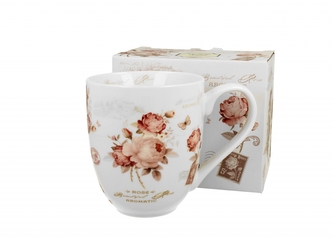 Porcelánový hrnek XXL Secese 1000 ml v dárkové krabičce