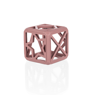 Silikonové kousátko Square, Old Pink