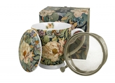 Porcelánový hrnek byliňák PEONY BLUE 510 ml v dárkové krabičce