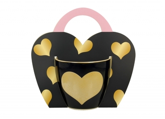 Porcelánový hrnek Big Heart 460 ml v dárkové taštičce