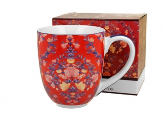 Porcelánový hrnek XXL Manu Red 1000 ml v dárkové krabičce