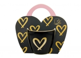 Porcelánový hrnek Heart 460 ml v dárkové taštičce