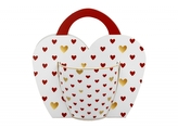 Porcelánový hrnek Heart 460 ml v dárkové taštičce