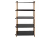 Skříňka Simplicity bambus velká černá Leitmotiv