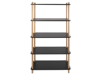 Skříňka Simplicity bambus velká černá Leitmotiv