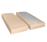 Elastické rychloupínací prostěradlo - béžová - 90x200x20cm