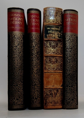 Ilustrované Světové dějiny I.-IV. díl: Starověk, Středověk, Novověk I., Novověk II. (komplet)