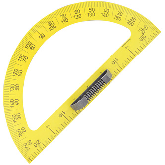 Wissner, Úhloměr na tabuli 50 cm, žlutá