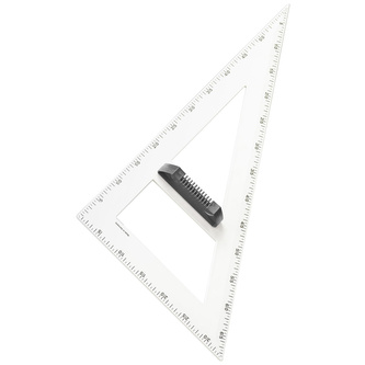 Wissner, Trojúhelník na tabuli 60 stupňů, 60 cm, magnetický, bílá