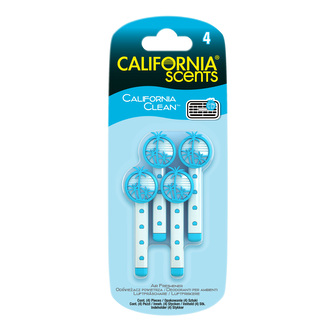 E303647600 California Scents VENT STICKS SINGLE SCENT California Clean