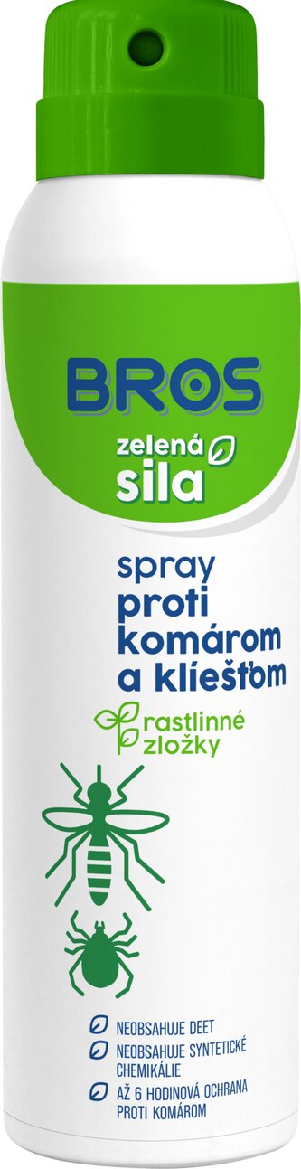 06297 Bros Zelená sila spray proti komárom a kliešťom 90 ml