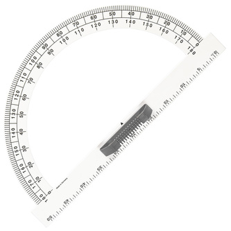 Wissner, Úhloměr na tabuli 50 cm, magnetický, bílá Wissner, Úhloměr na tabuli 50 cm, magnetický, bílá