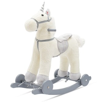 Houpací hračka s melodií a kolečky Unicorn Baby Mix bílá Houpací hračka s melodií a kolečky Unicorn Baby Mix bílá
