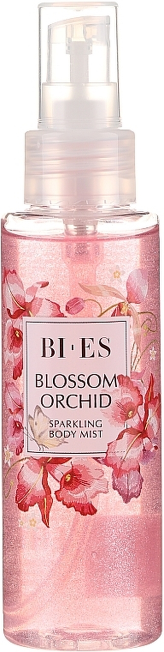 BI-ES BLOSSOM ORCHID telový sprej s trblietkami 200ML