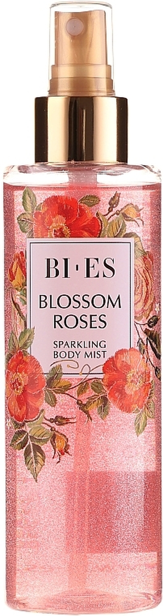 BI-ES BLOSSOM ROSES telový sprej s trblietkami 200ML