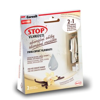 2104813 Ceresit STOP VLHKOSTI absorpční sáčky,  komf. vanilka, 2x50g