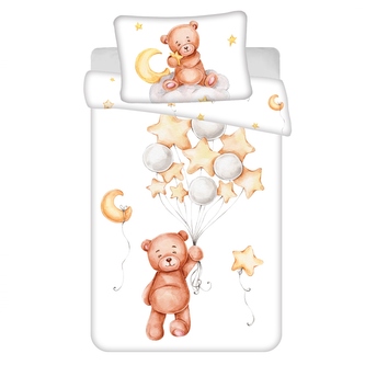 Jerry Fabrics Povlečení do postýlky Medvídek Cute baby 100x135, 40x60 cm