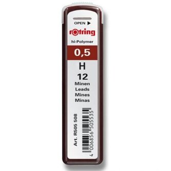 Rotring Náhradní tuhy do mikrotužky H-0,5 mm