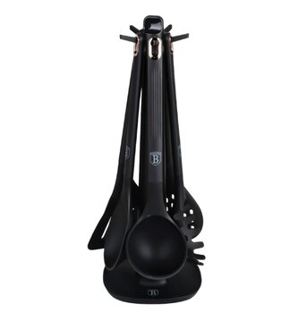 BERLINGERHAUS Kuchyňské náčiní sada 6 ks se stojanem Black Rose Collection BH-8617 BERLINGERHAUS Kuchyňské náčiní sada 6 ks se stojanem Black Rose Collection BH-8617