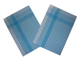 Bade Home Utěrka PAR tyrkysovobílá  kostka 45x65 cm  balení 3 ks