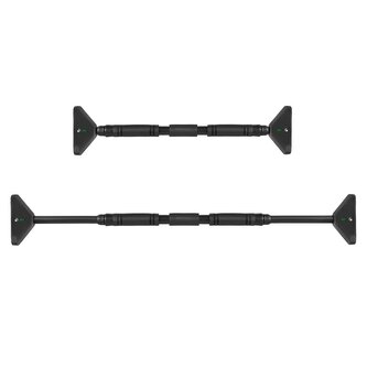 Spokey LEVER Hrazda do dveří s vodováhou, 72-96 cm