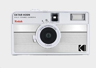 Kodak EKTAR H35N Camera Striped Silver