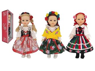 Lalka 38cm w stroju ludowym MIX