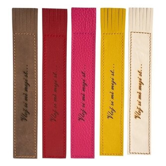 Kožená záložka Vlož si mě mezi st…