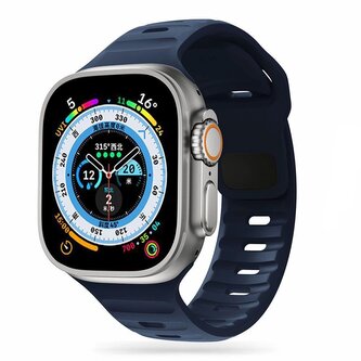 Pasek Tech-Protect IconBand Line na Apple Watch 4 / 5 / 6 / 7 / 8 / 9 / SE (38/40/41 mm) - granatowy