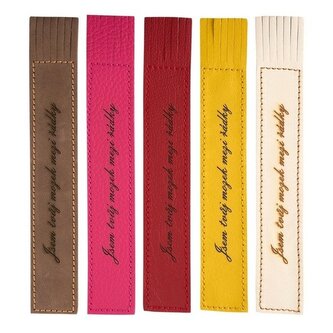 Kožená záložka Jsem Tvůj mozek mezi řádky