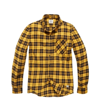 Košile Vintage Industries Riley Flannel - žlutá, L
