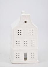 Keramický domek bílý 10x5,5x5,5 cm