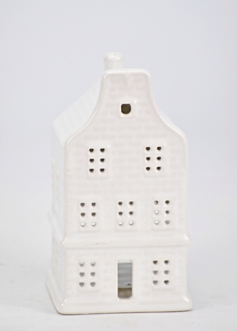Keramický domek bílý 10x5,5x5,5 cm