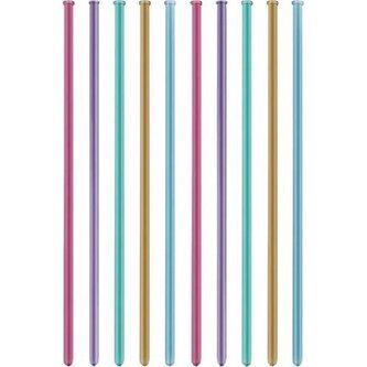 Modelovací balónky chrom s pumpičoku 10ks - Party Pal