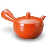 Keramická konvice Kyusu plain hnědá var. D 140 ml