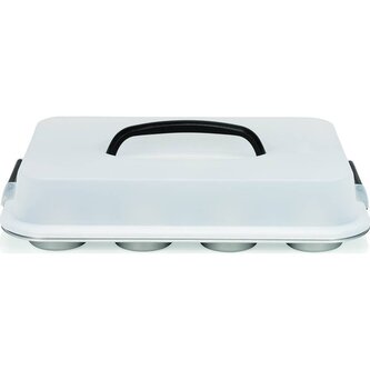 Forma na muffiny s poklopem 35cm na 12ks - Patisse