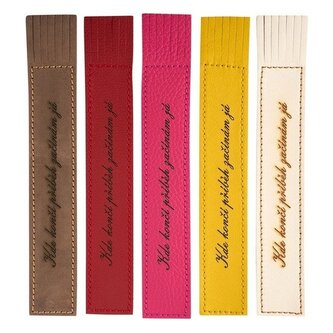 Kožená záložka Kde končí příběh začínám já