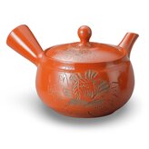 Keramická konvice Kyusu hnědá var. N 570 ml