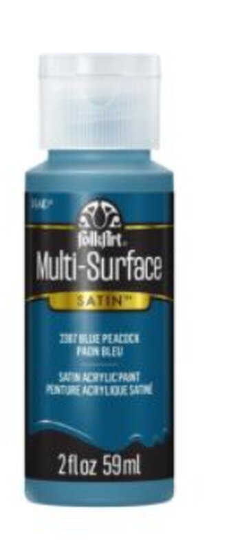 FolkArt Multi-Surface Acrylic Paint - 59 ml různé barvy Multi surface: BLUE PEACOCK
