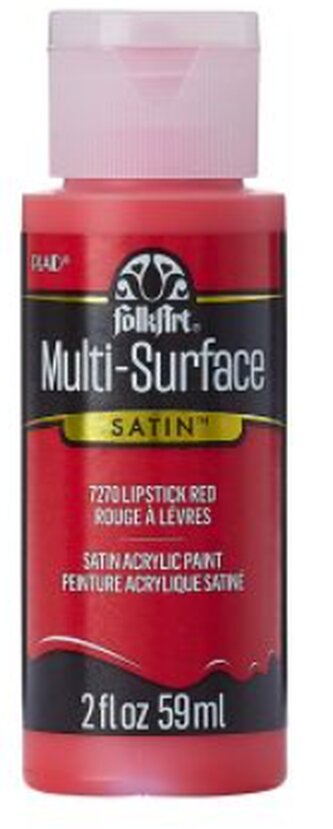 FolkArt Multi-Surface Acrylic Paint - 59 ml různé barvy Multi surface: LIPSTICK RED