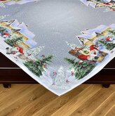Vánoční ubrus na stůl VÁNOČNÍ SKŘÍTKOVÉ VII. 85x85 cm Mybesthome