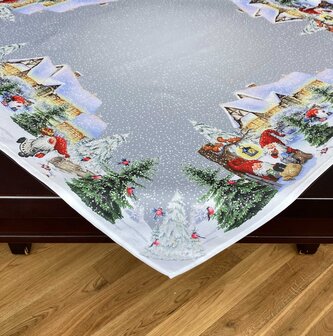 Vánoční ubrus na stůl VÁNOČNÍ SKŘÍTKOVÉ VII. 85x85 cm Mybesthome