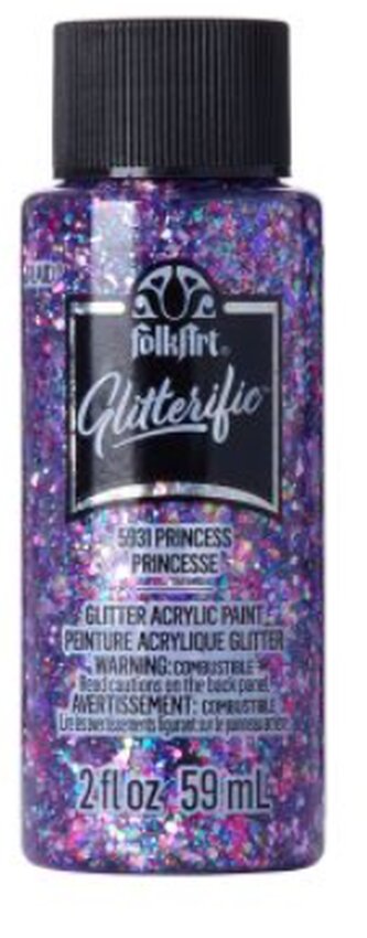 FolkArt Glitterific Acrylic Paint - Třpytivá akrylová barva 59 ml Glitterific: Princess