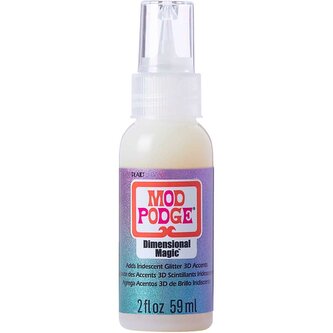 Mod Podge Dimensional Magic, Iridescent Glitter - 3D dekorační lak s iridescentními třpytkami