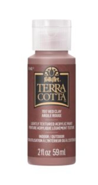 FolkArt Terra Cotta Acrylic Paint - 58 ml Folkart terr: RED CLAY TERRA COTTA
