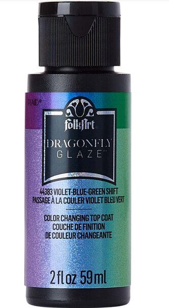 FolkArt Dragonfly Glaze - 58 ml různé barvy Dragonfly: VIOLET-BLUE-GREEN SHIFT