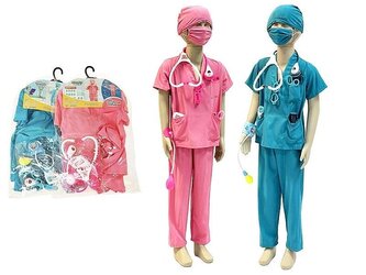 Strój karnawałowy lekarz rozm. 110-120cm MIX